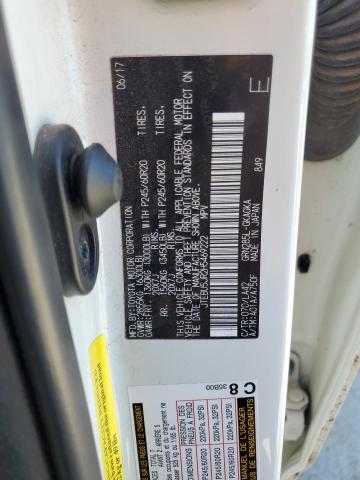 JTEBU5JR2H5469222 - 2017 TOYOTA 4RUNNER SR5/SR5 PREMIUM Ақ фото 14