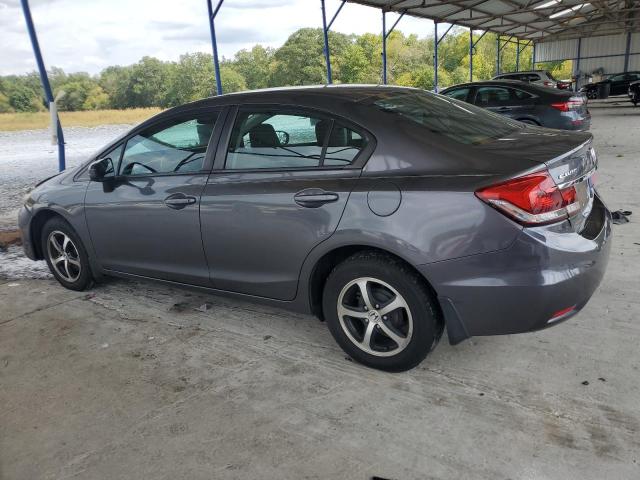 19XFB2F72FE022196 - 2015 HONDA CIVIC SE GRAY photo 2