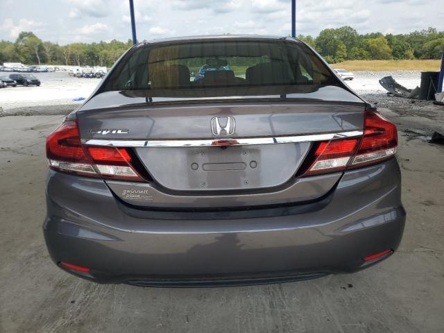 19XFB2F72FE022196 - 2015 HONDA CIVIC SE GRAY photo 6