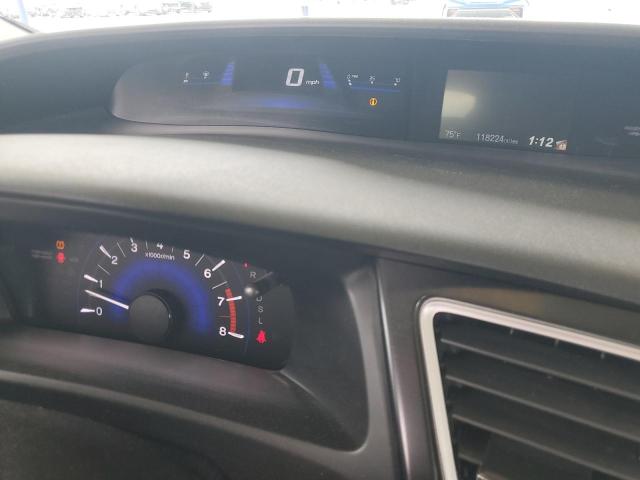19XFB2F72FE022196 - 2015 HONDA CIVIC SE GRAY photo 9