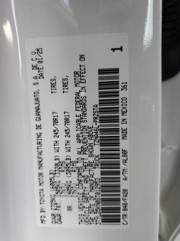 3TYLD5KN0ST012953 - 2025 TOYOTA TACOMA DOUBLE CAB WHITE photo 12