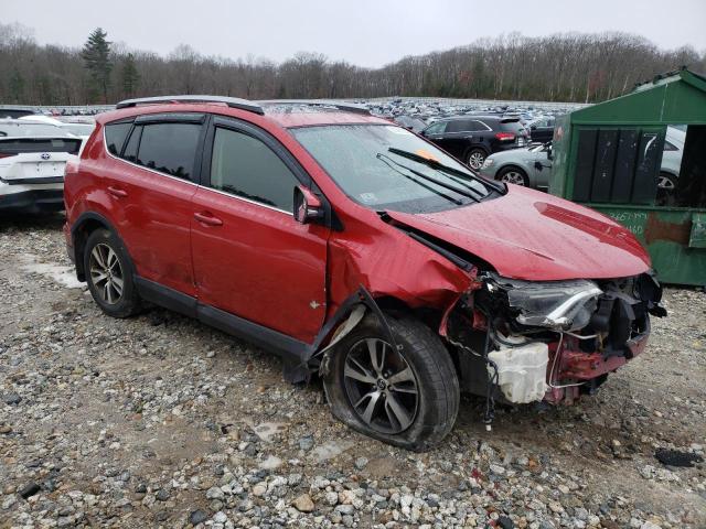 JTMRFREV6HJ158816 - 2017 TOYOTA RAV4 XLE RED photo 4