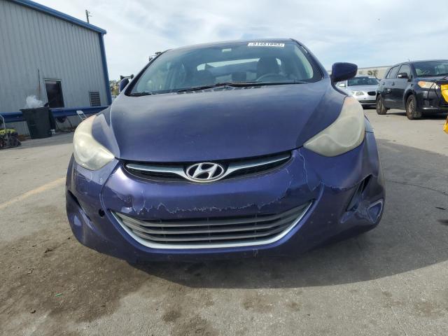 5NPDH4AEXDH186649 - 2013 HYUNDAI ELANTRA GLS BLUE photo 5