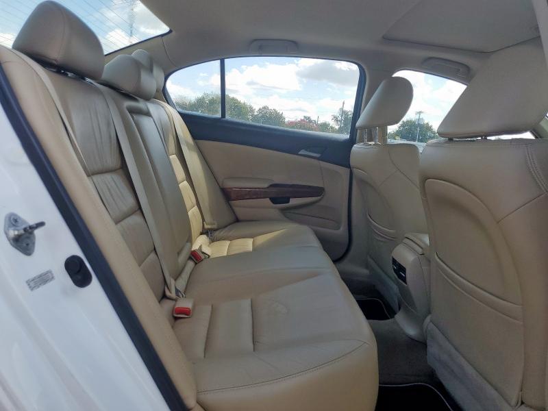 1HGCP2F82CA110985 - 2012 HONDA ACCORD EXL WHITE photo 10