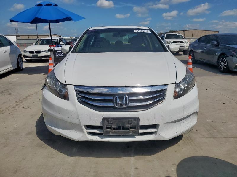1HGCP2F82CA110985 - 2012 HONDA ACCORD EXL WHITE photo 5