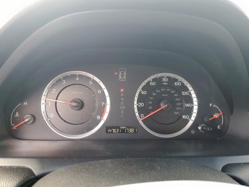 1HGCP2F82CA110985 - 2012 HONDA ACCORD EXL WHITE photo 9