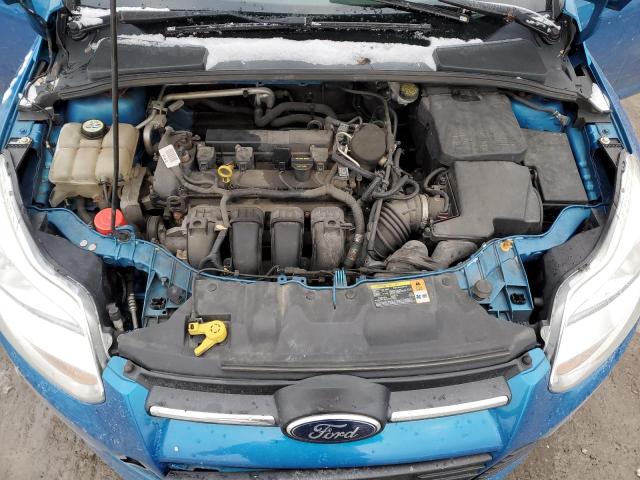 1FAHP3F23CL445981 - 2012 FORD FOCUS SE BLUE photo 11