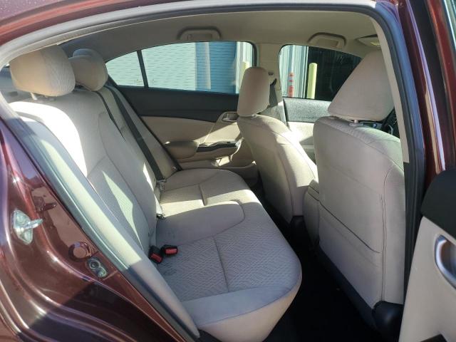 19XFB2F55EE215617 - 2014 HONDA CIVIC LX 栗色 照片 10