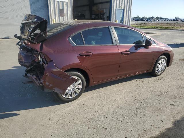 19XFB2F55EE215617 - 2014 HONDA CIVIC LX 栗色 照片 3