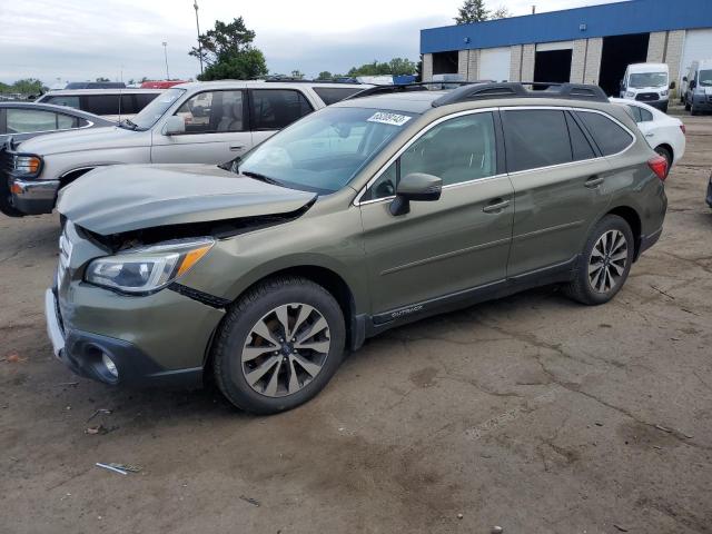 4S4BSBLC0F3299691 - 2015 SUBARU OUTBACK 2.5I LIMITED GREEN photo 1