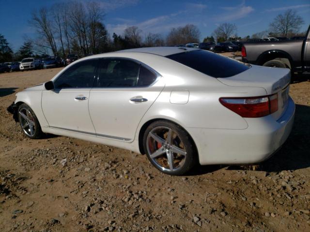 JTHBL46F795090913 - 2009 LEXUS LS 460 WHITE photo 2