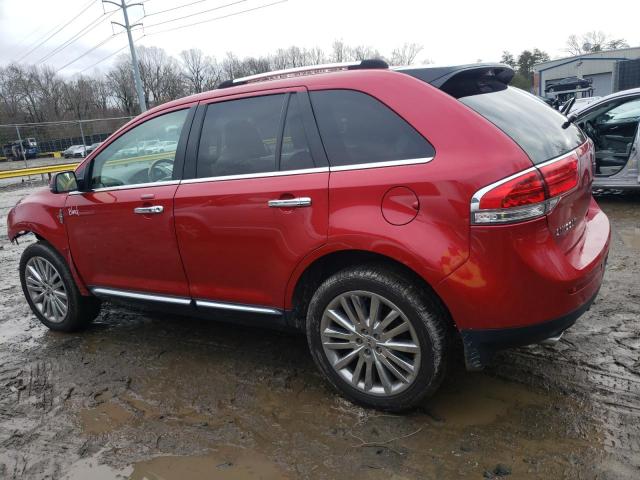 2LMDJ8JK3CBL08439 - 2012 LINCOLN MKX RED photo 2