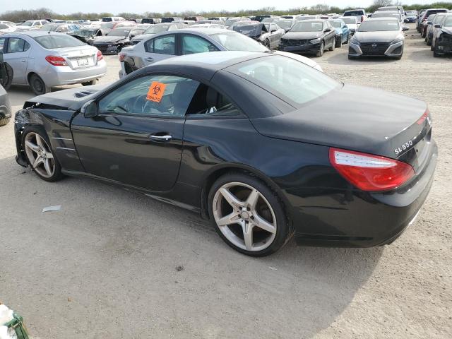 WDDJK7DA9DF013574 - 2013 MERCEDES-BENZ SL 550 BLACK photo 2