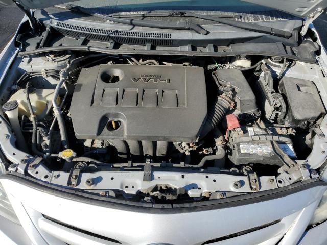 2T1BU4EE6BC583322 - 2011 TOYOTA COROLLA BASE SILVER photo 11