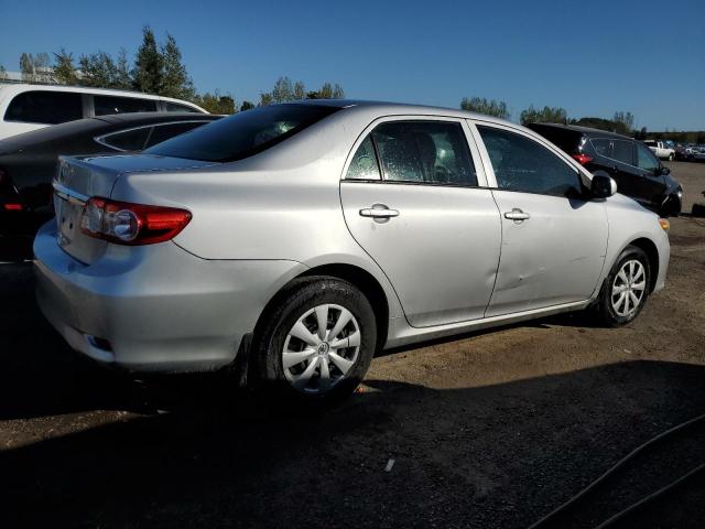 2T1BU4EE6BC583322 - 2011 TOYOTA COROLLA BASE SILVER photo 3
