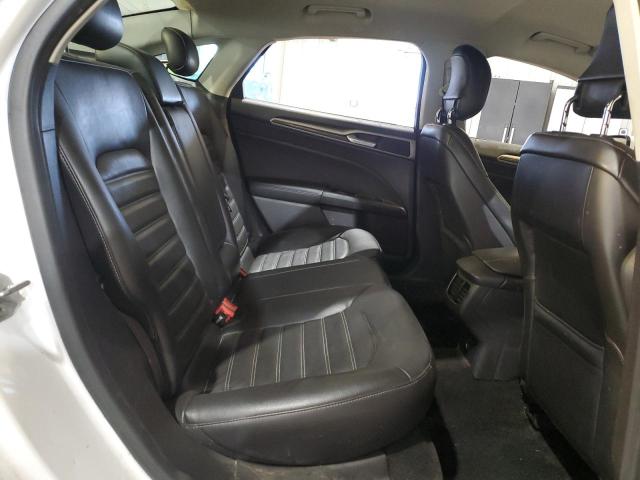 3FA6P0HD3ER210053 - 2014 FORD FUSION SE WHITE photo 10