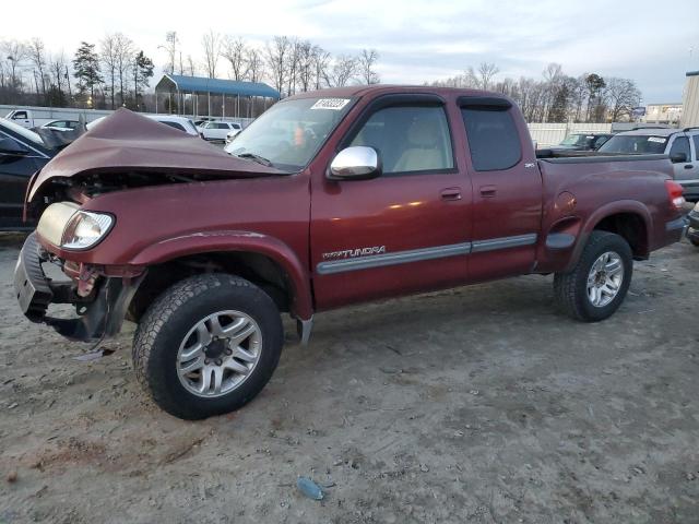 5TBBT44153S404657 - 2003 TOYOTA TUNDRA ACCESS CAB SR5 BURGUNDY photo 1