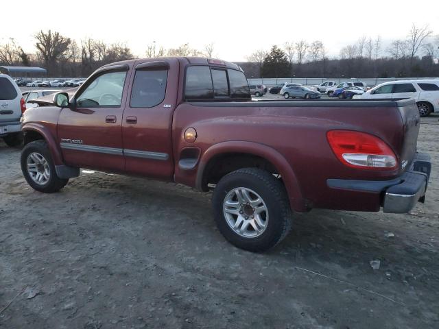 5TBBT44153S404657 - 2003 TOYOTA TUNDRA ACCESS CAB SR5 BURGUNDY photo 2