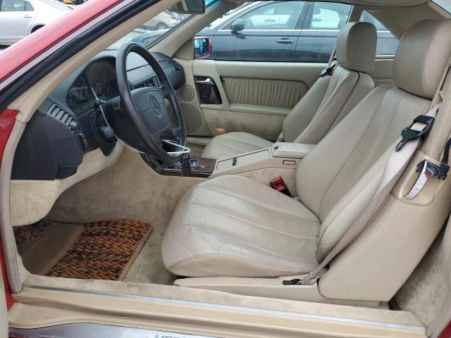 WDBFA67E3SF119736 - 1995 MERCEDES-BENZ SL 500 RED photo 7