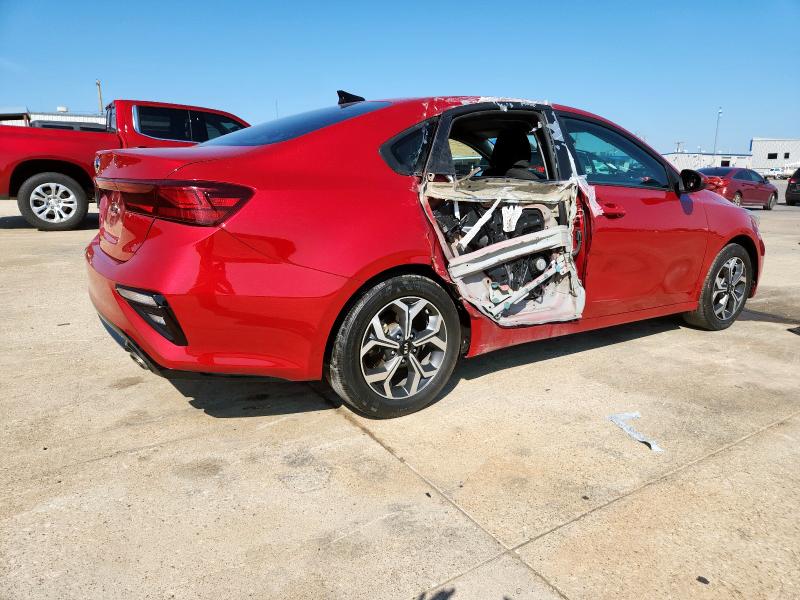 3KPF24AD3ME262699 - 2021 KIA FORTE FE 红色 照片 3