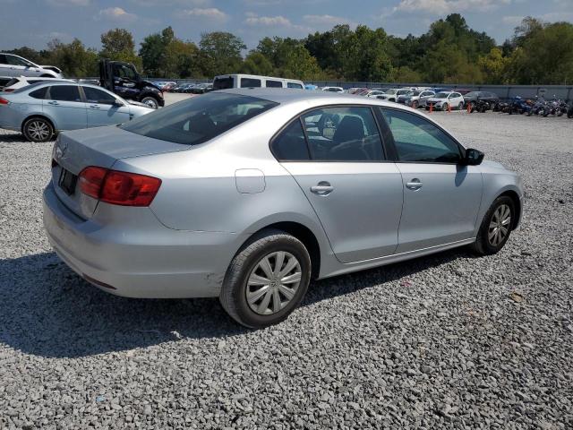 3VW2K7AJ0CM468389 - 2012 VOLKSWAGEN JETTA BASE Silber Foto 3