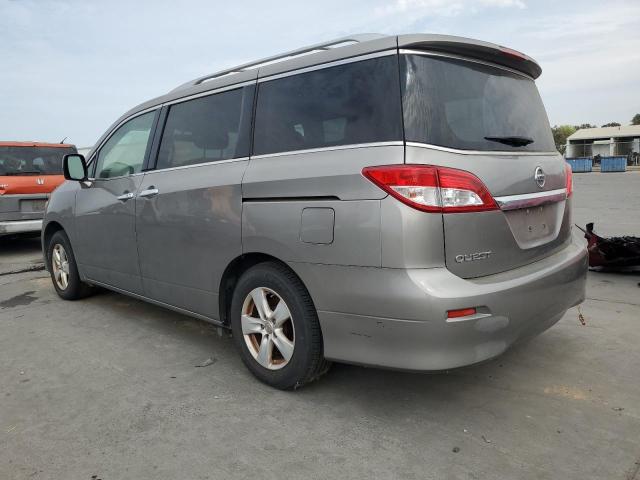 JN8AE2KP7C9038745 - 2012 NISSAN QUEST S SILVER photo 2