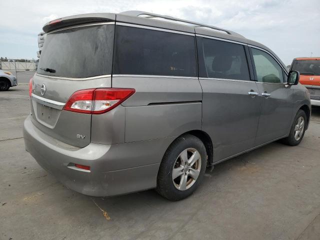JN8AE2KP7C9038745 - 2012 NISSAN QUEST S SILVER photo 3