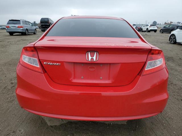 2HGFG3B59CH554039 - 2012 HONDA CIVIC LX RED photo 6