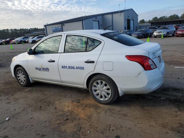 3N1CN7APXEL877577 - 2014 NISSAN VERSA S WHITE photo 2