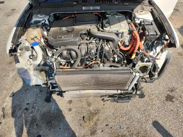 3FA6P0SUXDR301375 - 2013 FORD FUSION TITANIUM PHEV Білий фото 11