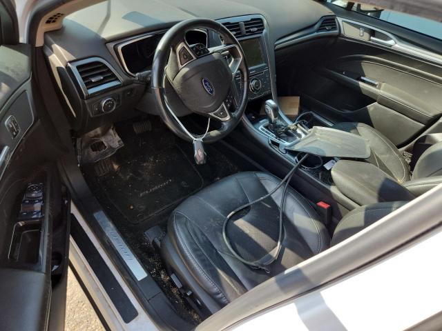 3FA6P0SUXDR301375 - 2013 FORD FUSION TITANIUM PHEV Білий фото 8