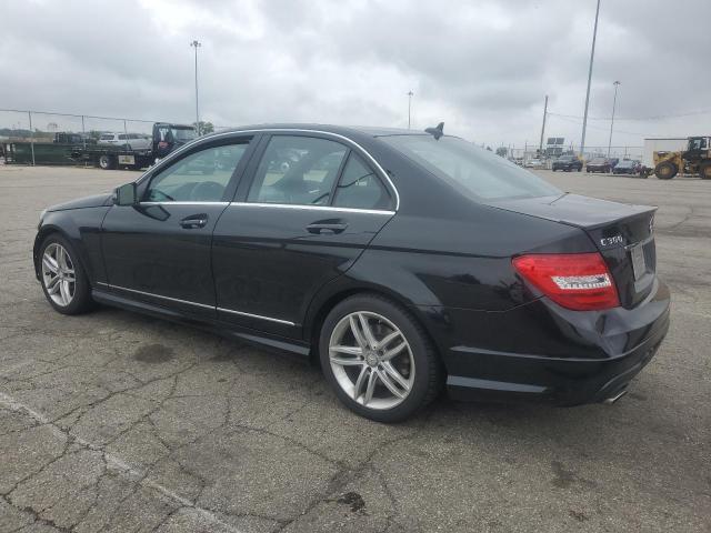 WDDGF8AB1EA942111 - 2014 MERCEDES-BENZ C 300 4MATIC BLACK photo 2