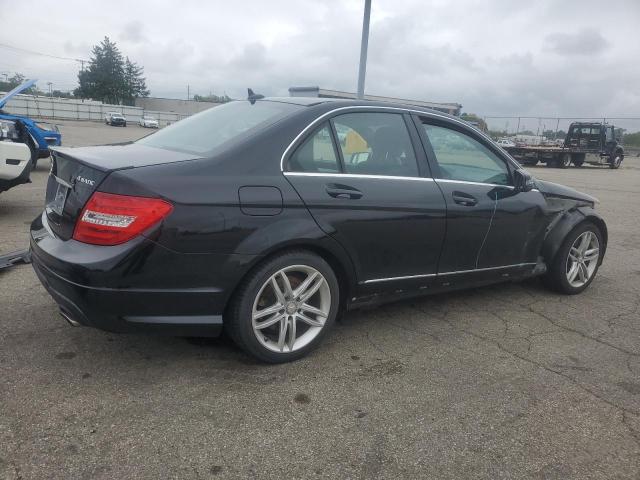 WDDGF8AB1EA942111 - 2014 MERCEDES-BENZ C 300 4MATIC BLACK photo 3