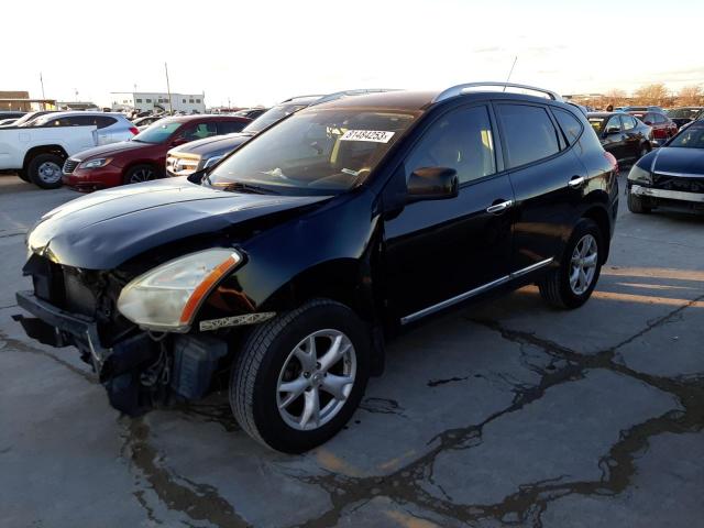 JN8AS5MT5BW570970 - 2011 NISSAN ROGUE S BLACK photo 1