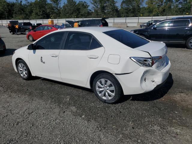 2T1BURHE0FC463935 - 2015 TOYOTA COROLLA L WHITE photo 2