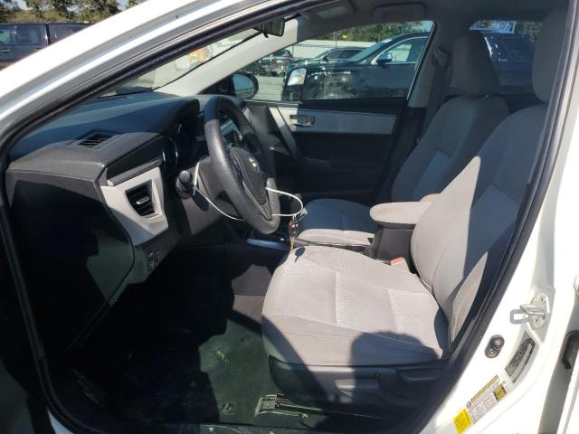 2T1BURHE0FC463935 - 2015 TOYOTA COROLLA L WHITE photo 7