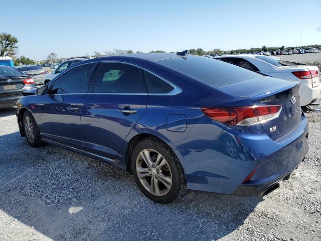 5NPE34AF9JH650294 - 2018 HYUNDAI SONATA SPORT 蓝色 照片 2