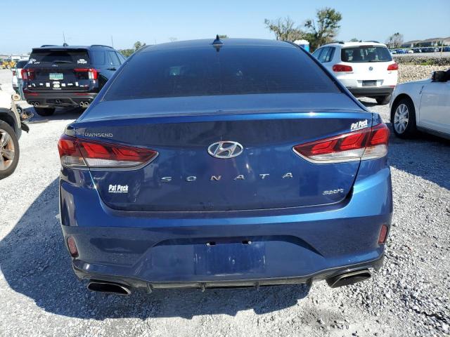 5NPE34AF9JH650294 - 2018 HYUNDAI SONATA SPORT 蓝色 照片 6