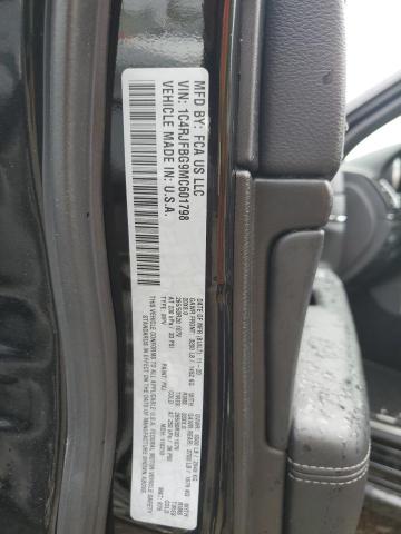 1C4RJFBG9MC601798 - 2021 JEEP GRAND CHEROKEE LIMITED BLACK photo 14