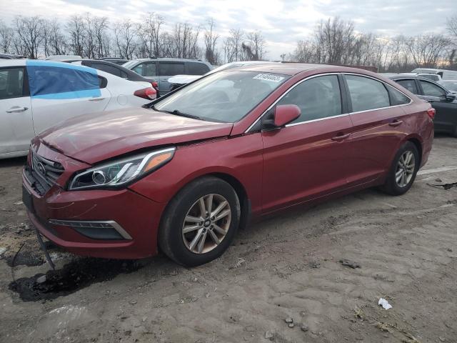 5NPE24AF8FH092187 - 2015 HYUNDAI SONATA SE RED photo 1