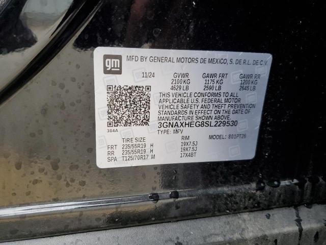 3GNAXHEG8SL229530 - 2025 CHEVROLET EQUINOX LT 黑色 照片 13