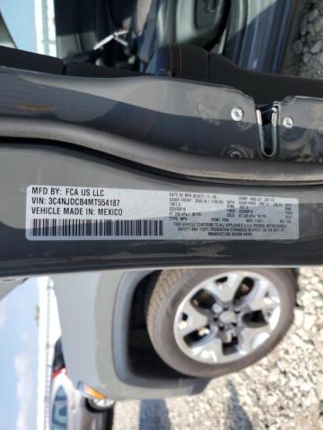 3C4NJDCB4MT554187 - 2021 JEEP COMPASS LIMITED 灰色 照片 12