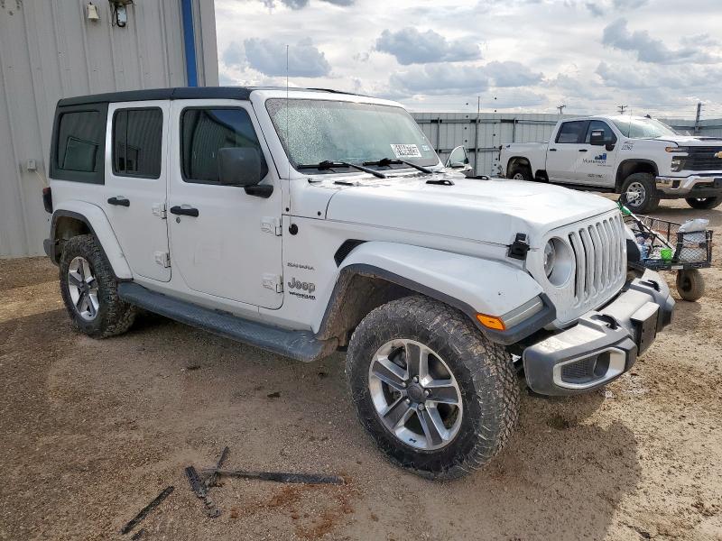 1C4HJXEN5LW202413 - 2020 JEEP WRANGLER U SAHARA WHITE photo 4