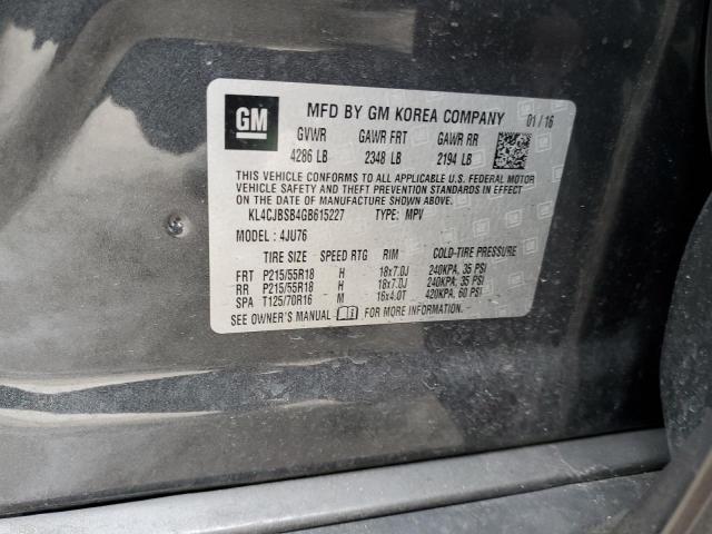 KL4CJBSB4GB615227 - 2016 BUICK ENCORE CONVENIENCE 石墨色 照片 13