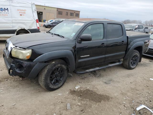 5TELU42N68Z560425 - 2008 TOYOTA TACOMA DOUBLE CAB BLACK photo 1