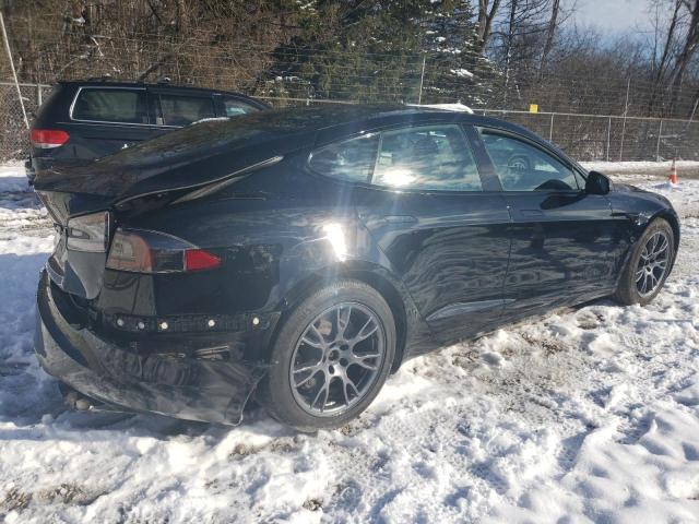 5YJSA1E55MF440416 - 2021 TESLA MODEL S შავი ფოტო 3