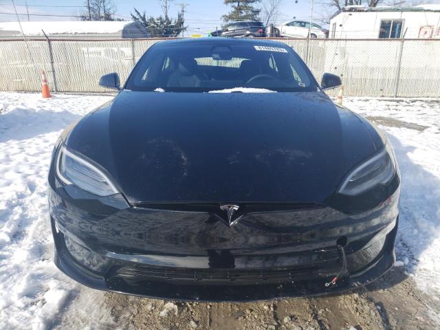 5YJSA1E55MF440416 - 2021 TESLA MODEL S შავი ფოტო 5