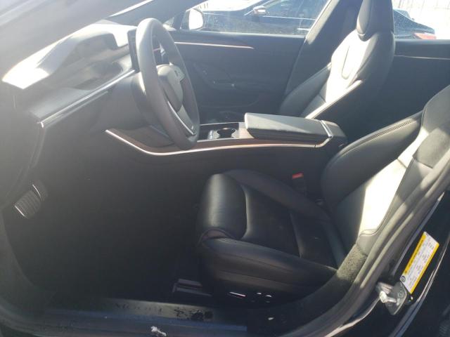 5YJSA1E55MF440416 - 2021 TESLA MODEL S შავი ფოტო 7