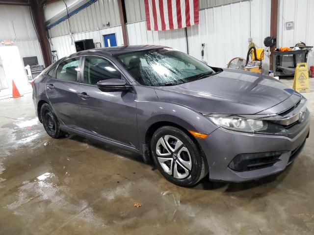 19XFC2F53HE210711 - 2017 HONDA CIVIC LX ნაცრისფერი ფოტო 4