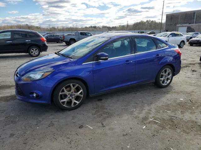 1FADP3J2XEL240747 - 2014 FORD FOCUS TITANIUM BLUE photo 1